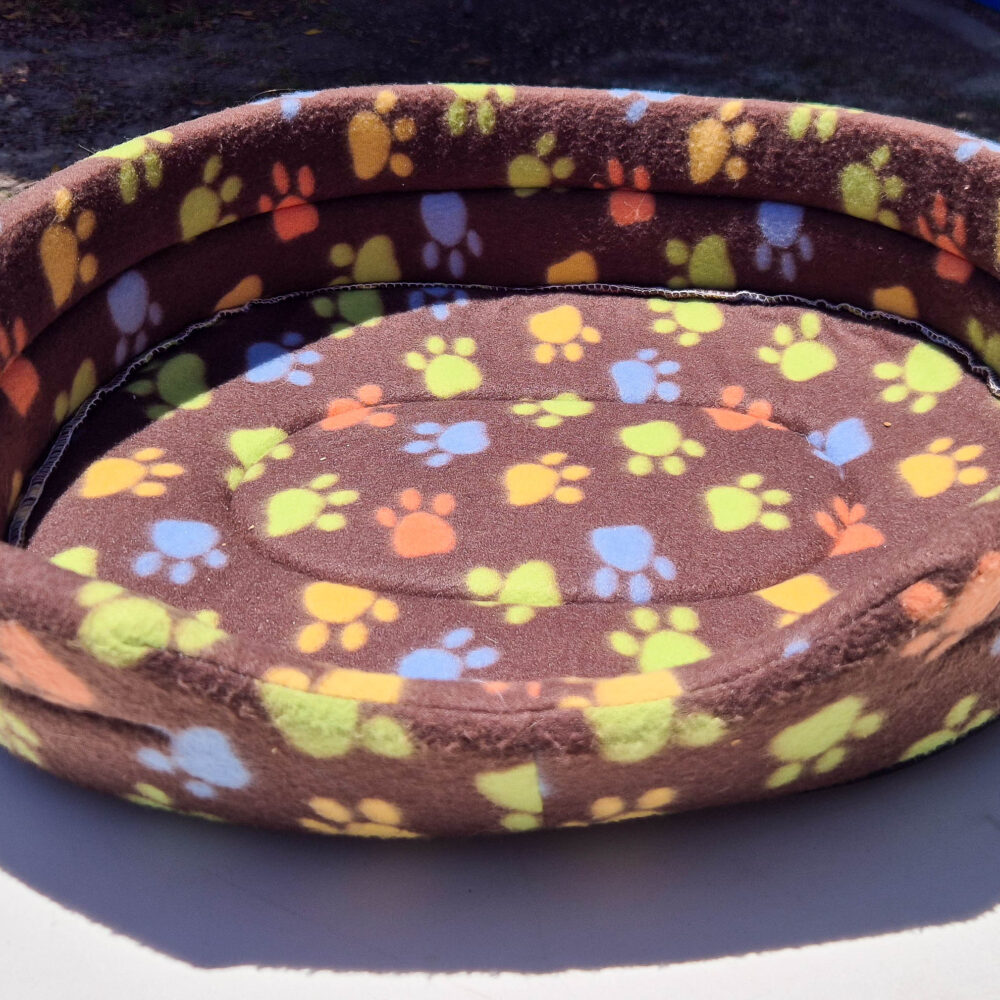 Cama redonda estampada – 47 cm