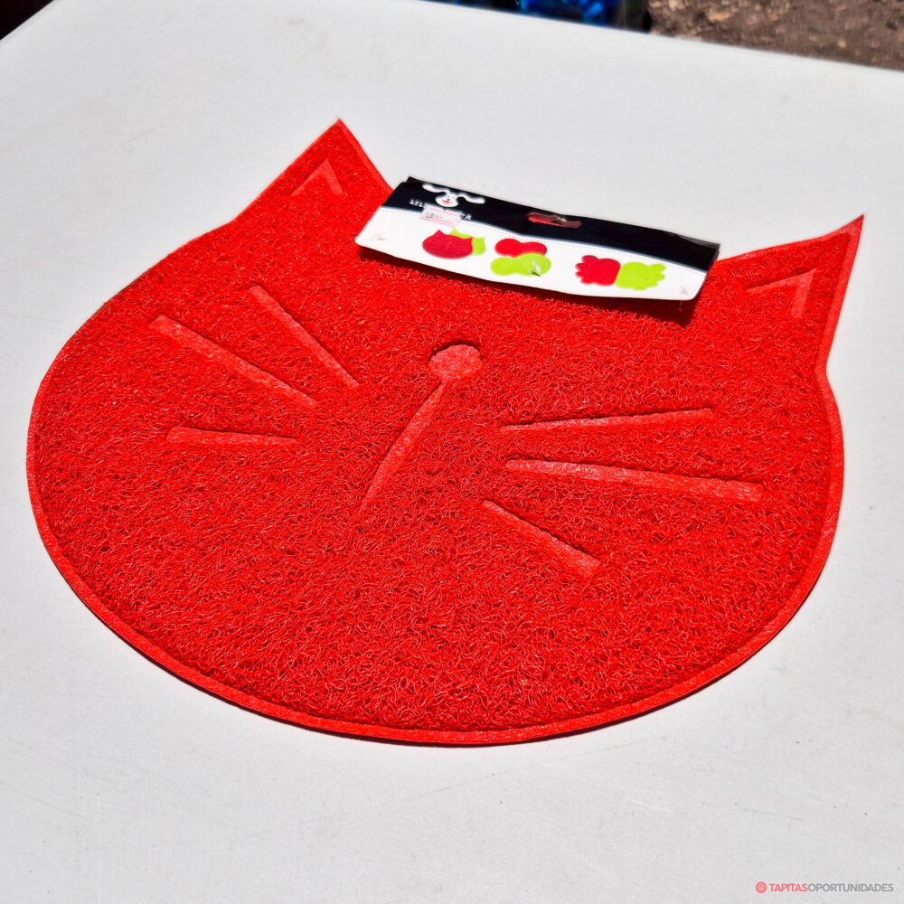 Alfombra para comedero - Cara de Gatito