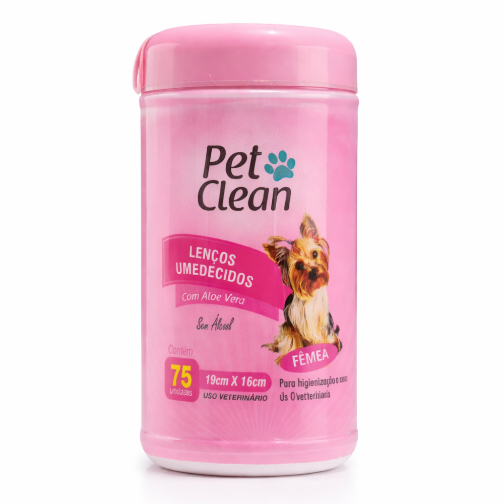 Toallitas húmedas para perro 75 unidades